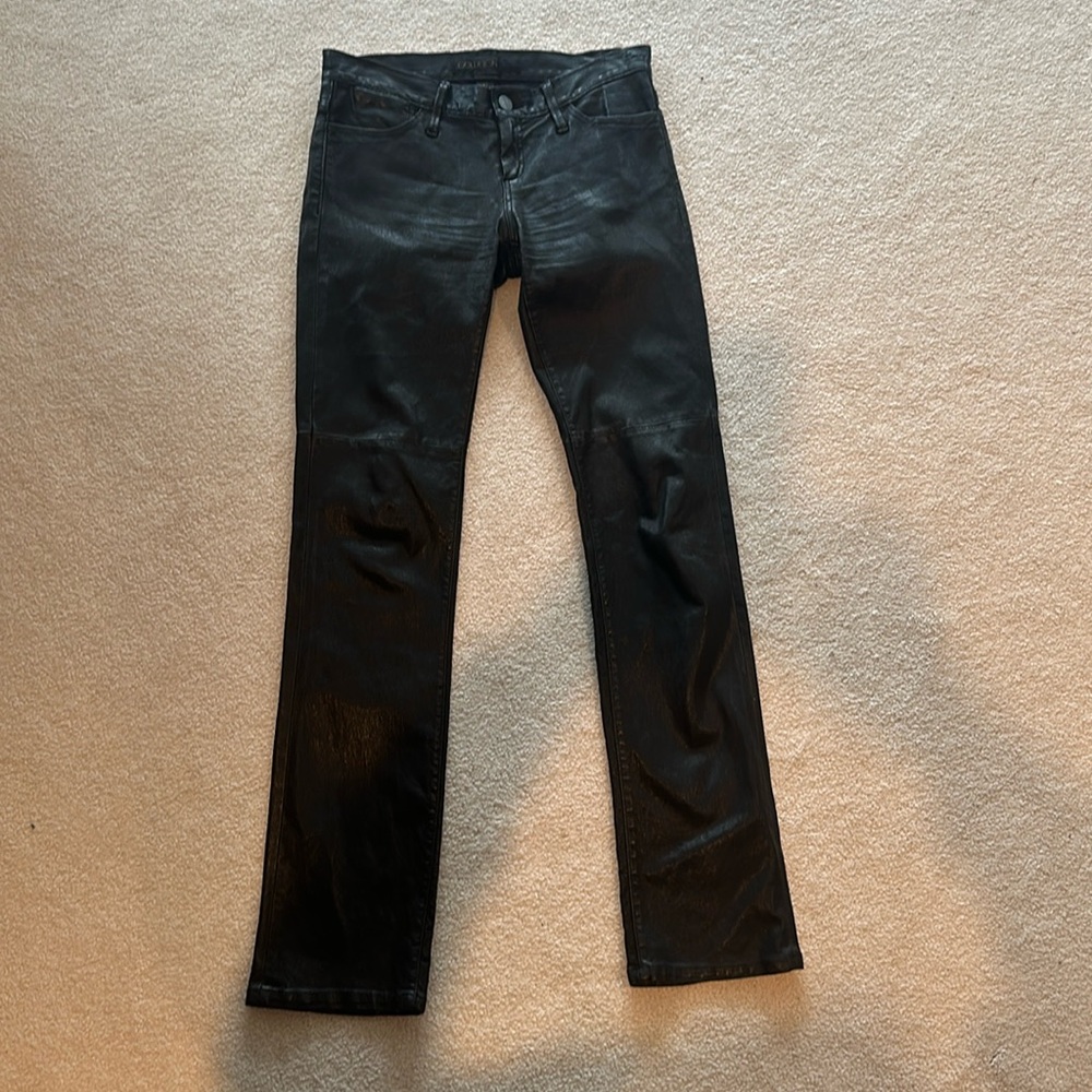 Goldsign genuine leather pants